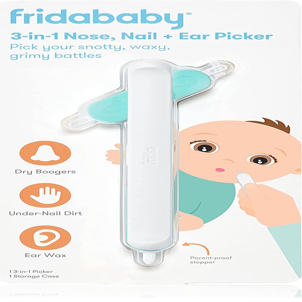 FRIDABABY 3-in-1 Nose, Nail + Ear Picker I love this tool