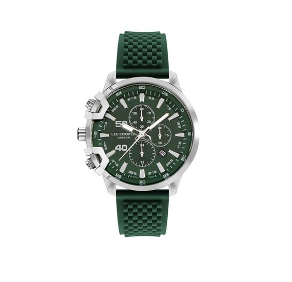 Buy Lee Cooper LC07470.377 Mens Multi Function Green Dial Watch Online ...