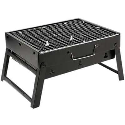 Portable BBQ Charcoal Grill Black 