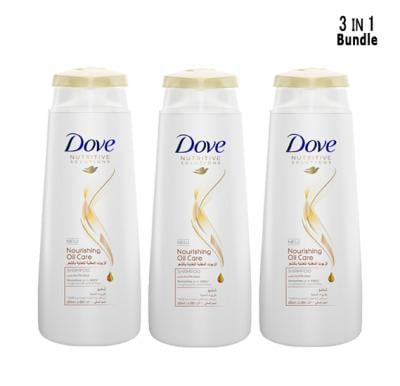 3 IN 1 Budle Offer Dove Shampoo Nutritive Solutions Nourishing Oil Care, 200ml.
