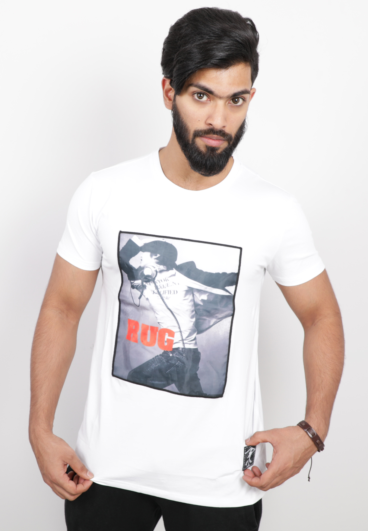 white mens tshirt